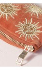 Elizabeth Scarlett Sun Goddess Rust Velvet Sun Goddess Rust Coin Purse  
