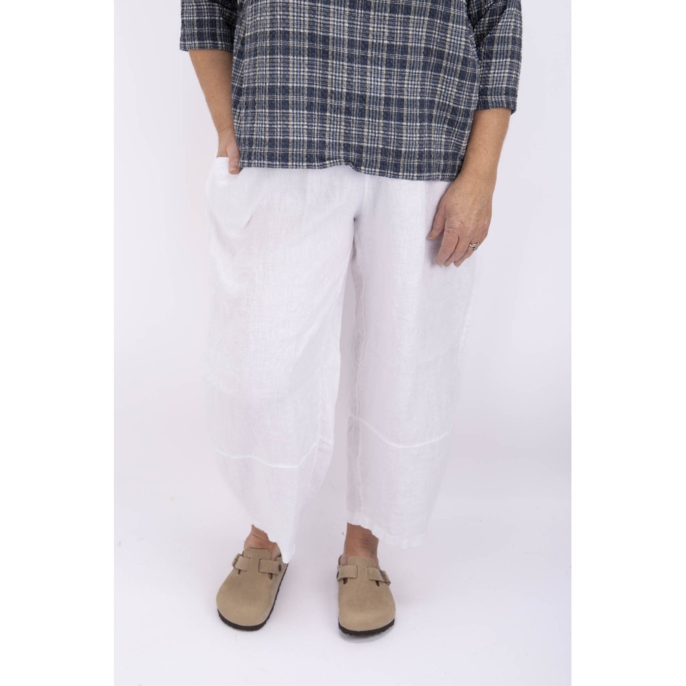 Thing Kamie White Balloon 7/8 Trouser White 