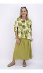 Thing Olive Safia Olive Linen Skirt  
