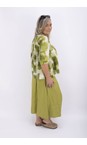 Thing Olive Safia Olive Linen Skirt  