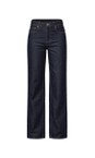Chalk Dark Denim Bella Straight Leg Dark Denim Jean  