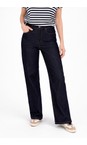 Chalk Dark Denim Bella Straight Leg Dark Denim Jean  