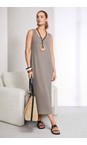 Naya Taupe Naya Taupe Basic Jersey Dress  