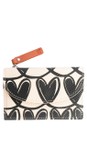 Caroline Gardner Mono Hearts Mono Looped Hearts Card Holder Coin Purse  