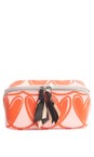 Caroline Gardner Pink Hearts Pink Linked Hearts Diagonal Cosmetic Bag  