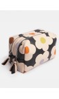Caroline Gardner Multi Multi Flower Charcoal Large Travel Wash Bag  