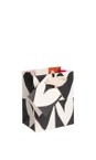 Caroline Gardner Mono Checkmate Heart Mono Checkmate Heart Small Gift Bag  