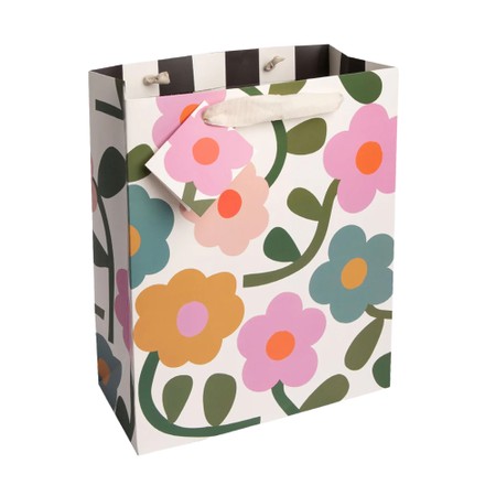 Caroline Gardner Multi Floral Large Gift Bag - Multicoloured