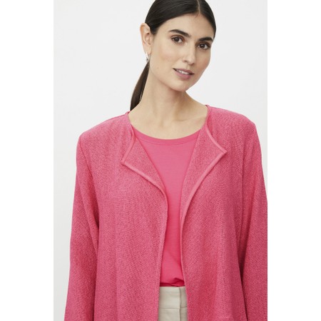 Masai Clothing MaJulitta Carmine Lightweight Boucle Jacket - Red