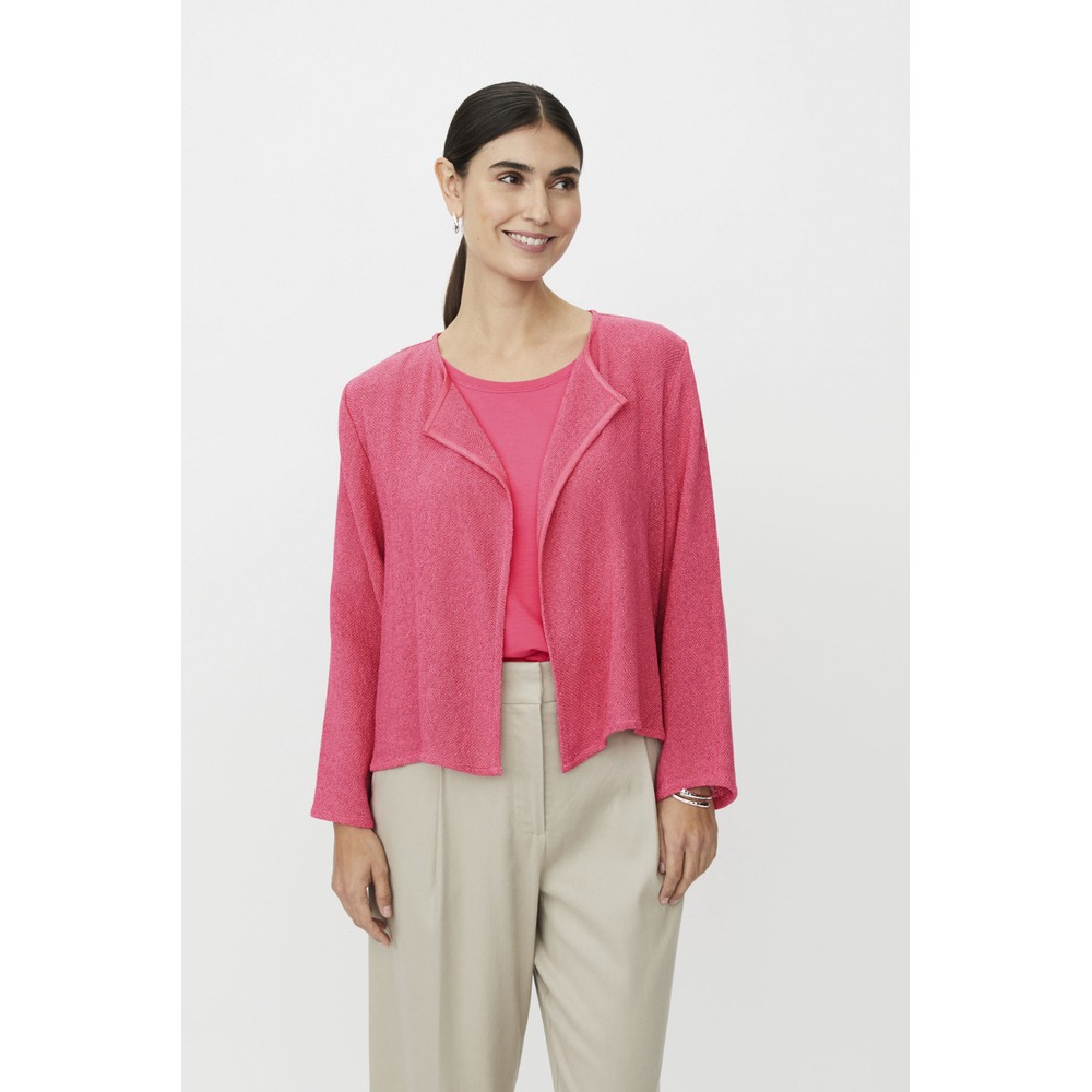 Masai Clothing MaJulitta Carmine Lightweight Boucle Jacket Carmine