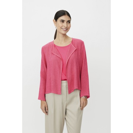 Masai Clothing MaJulitta Carmine Lightweight Boucle Jacket - Red