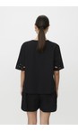Masai Clothing Black  MaDyselle Embroidered Top  
