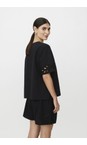 Masai Clothing Black  MaDyselle Embroidered Top  