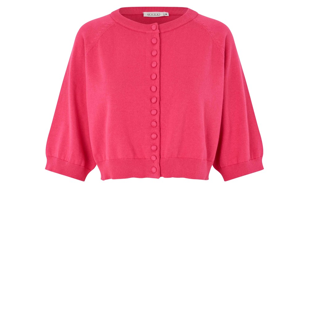 Masai Clothing MaLyleni Carmine Knit Cardigan Carmine