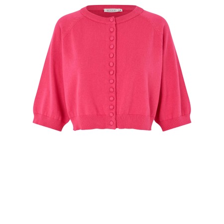 Masai Clothing MaLyleni Carmine Knit Cardigan - Red