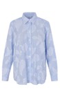 Masai Clothing Placid Blue MaImma Striped Jacquard Shirt  