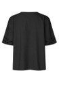 Masai Clothing Black  MaDyselle Embroidered Top  