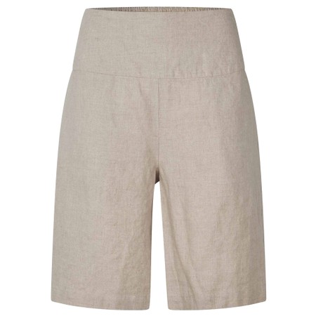 Masai Clothing MaPinja Natural Linen Solid Short - Beige