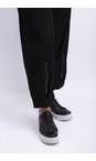 Naya Black  Naya Black Zip Detail Trouser  
