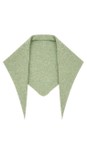 Gemini Label Accessories Green Triangle Neck Green Plain Supersoft Wool Scarf  