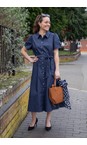 Chalk Navy Holly Navy Dress  