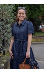 Chalk Navy Holly Navy Dress  