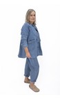 NOEN Pale Blue 61 Denim Long Jacket  
