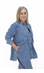 NOEN Pale Blue 61 Denim Long Jacket  