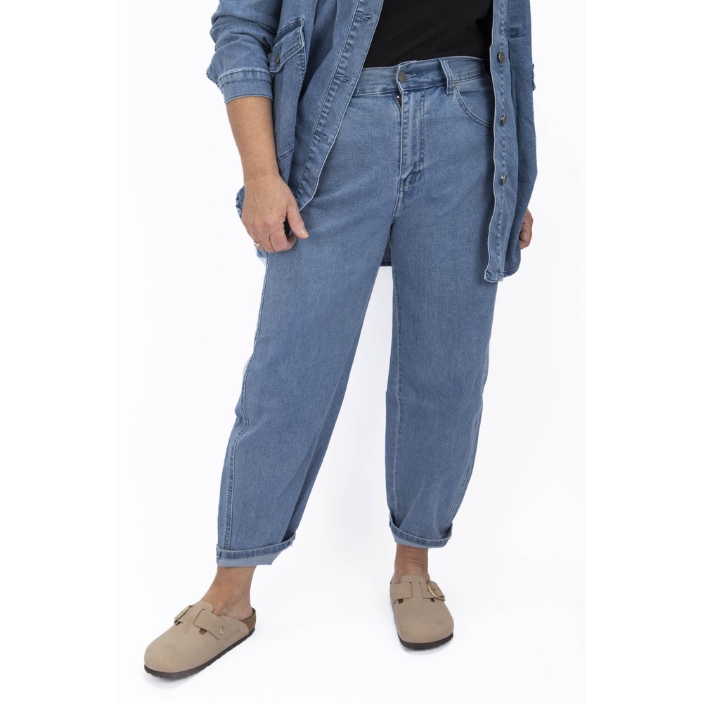 NOEN Denim Barrel Leg Jean Pale Blue 61