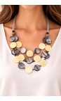 Naya Lemon Naya Colour Disc Bead Necklace  