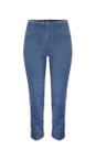 Robell Light Denim Bella 09 Light Denim Ankle Crop Jean with Cuff  
