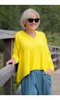 Amazing Woman Ochre Mika Boxy Ochre Fine Knit Jumper  