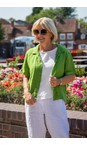 Amazing Woman Asparagus Marilyn Asparagus Boxy Linen Shirt  