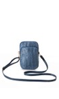 Gemini Label Accessories Navy Acapulco Navy Woven Crossbody Bag  