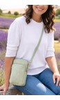 Gemini Label Accessories Pistachio Acapulco Pistachio Woven Crossbody Bag  
