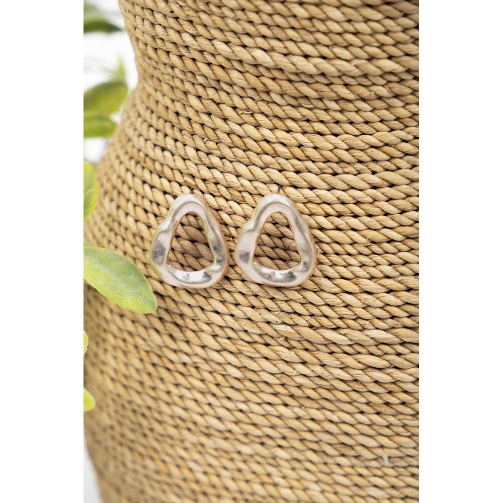 Eliza Gracious Large Gold Teardrop Earring Gold