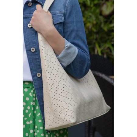 Gemini Label Bags Vanessa Cream Summer Bag - Off-White