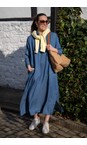 Masai Clothing Blue Denim MaNikeeta Denim Dress  
