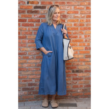 Masai Clothing MaNikeeta Denim Dress - Blue