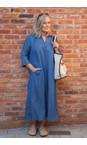 Masai Clothing Blue Denim MaNikeeta Denim Dress  