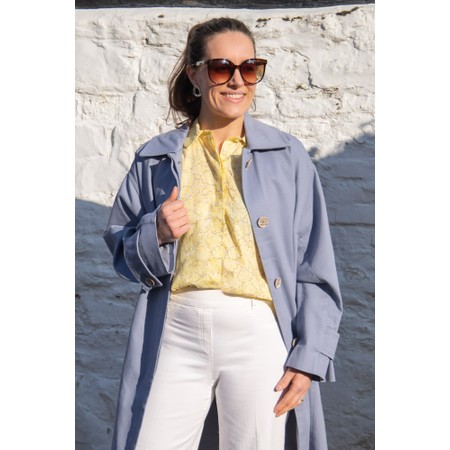 Masai Clothing MaTerille Stonewash Coat - Blue