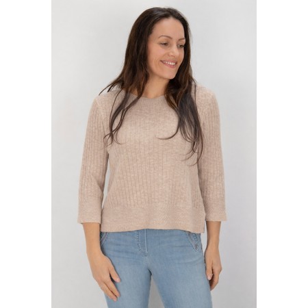 Foil Knitty Gritty Sand Sweater - Beige