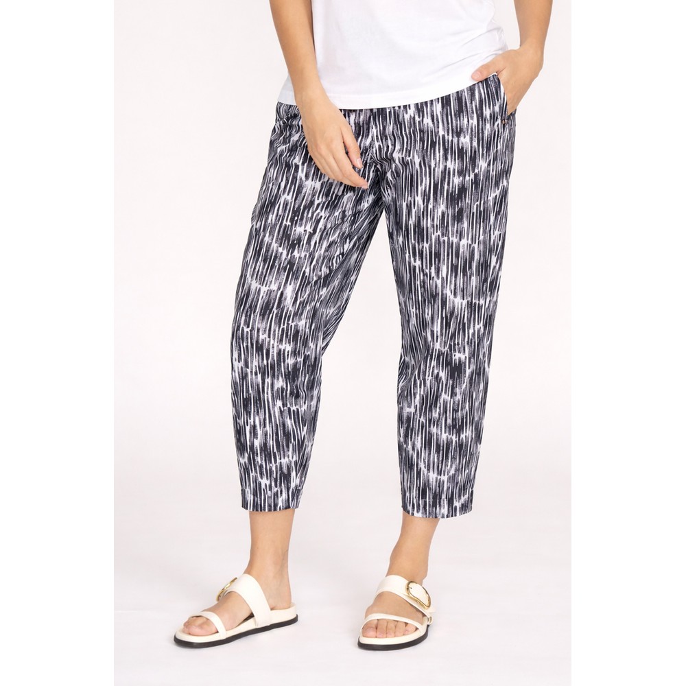 Foil Pump It Up Code Print Bubble Trouser Code
