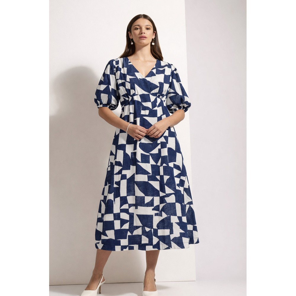 Foil Empire-ly Yours Best Angle Dress Best Angle