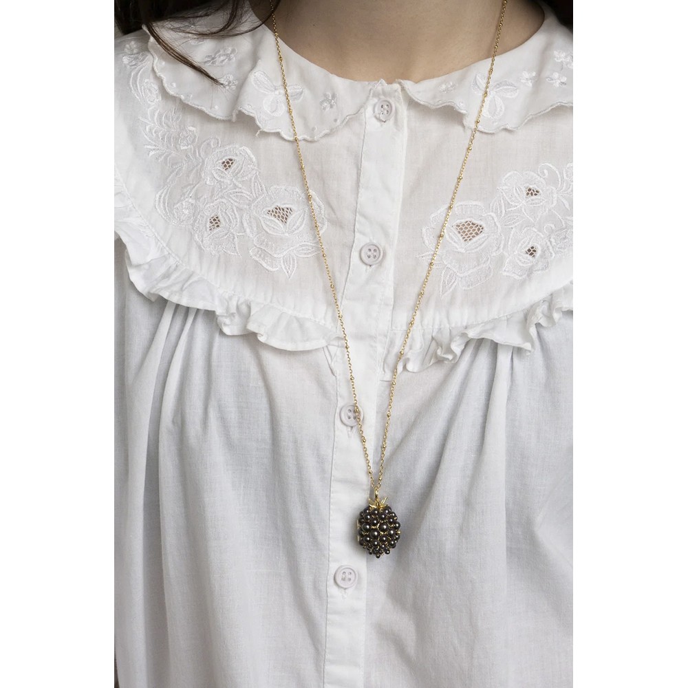 Bill Skinner Blackberry Mouse Locket Gold