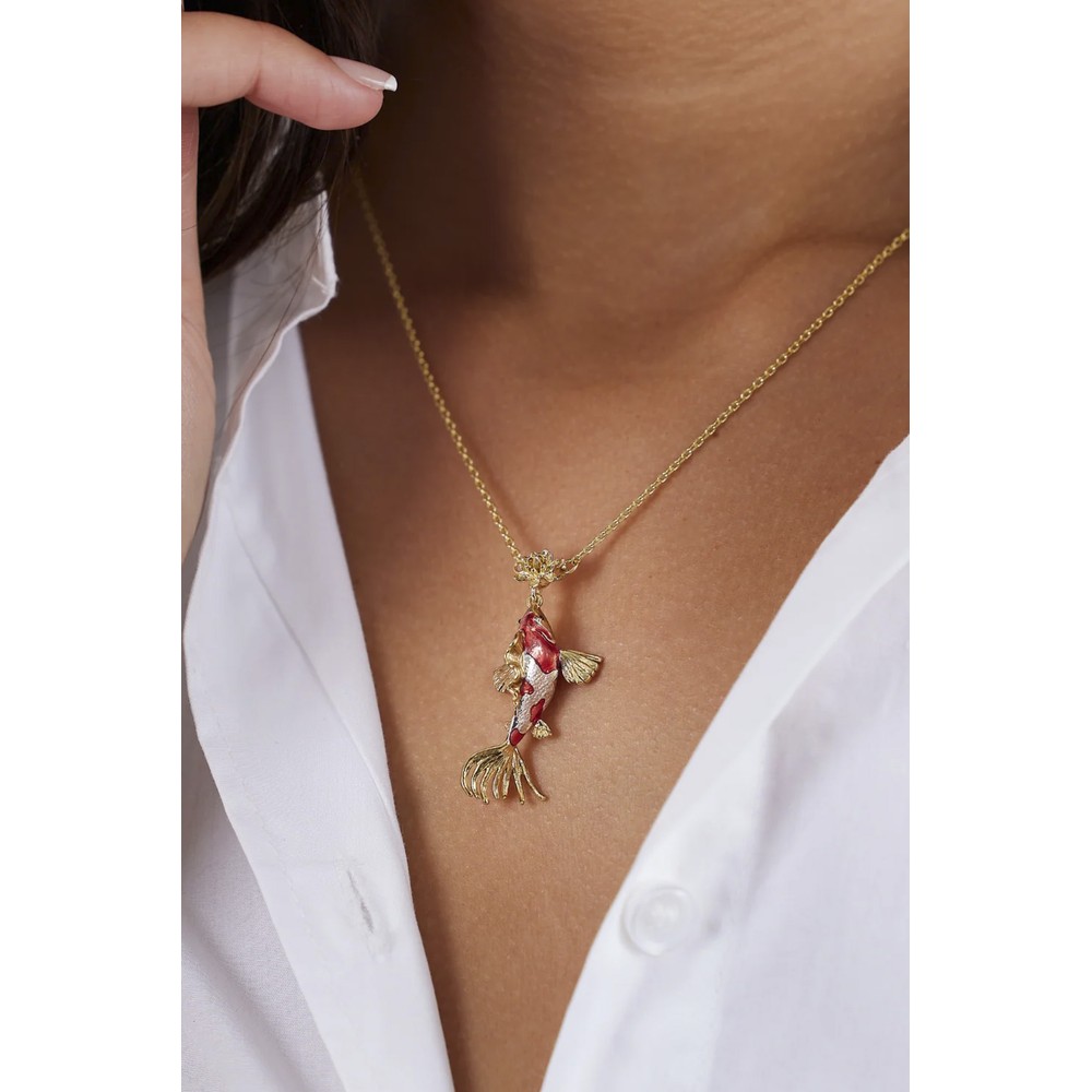 Bill Skinner Koi Carp Pendant Gold