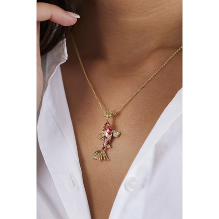 Bill Skinner Koi Carp Pendant - Gold