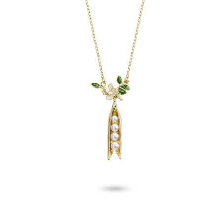 Bill Skinner Peapod Pendant Necklace - Gold