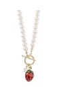 Bill Skinner Gold Strawberry Pearl Necklace  