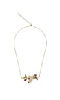 Bill Skinner Gold Strawberry & Mouse Necklace  